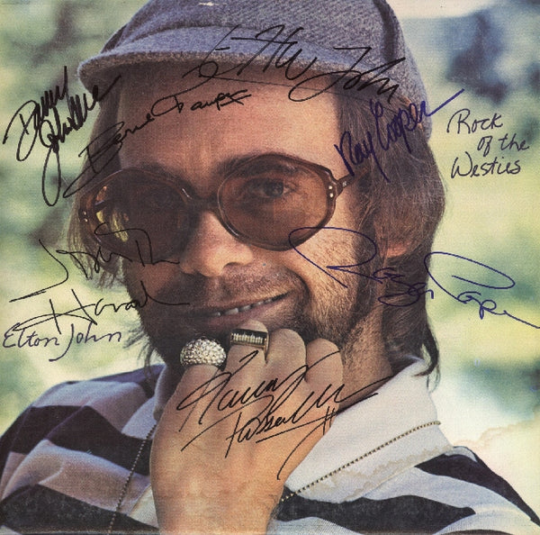 Elton John Autographed LP | Zion Graphic Collectibles