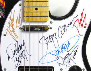 Allman Brothers Band Autographed Guitar