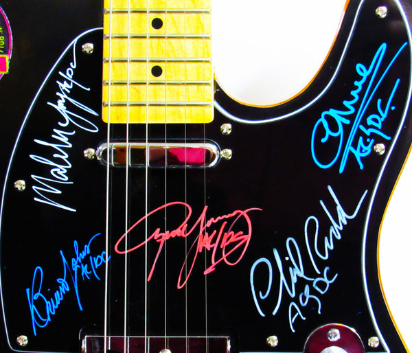 AC/DC Autographed Guitar