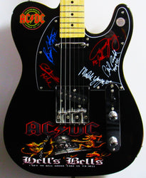 AC/DC Autographed Guitar