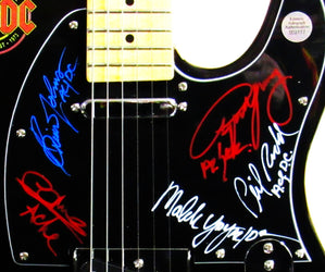 AC/DC Autographed Guitar