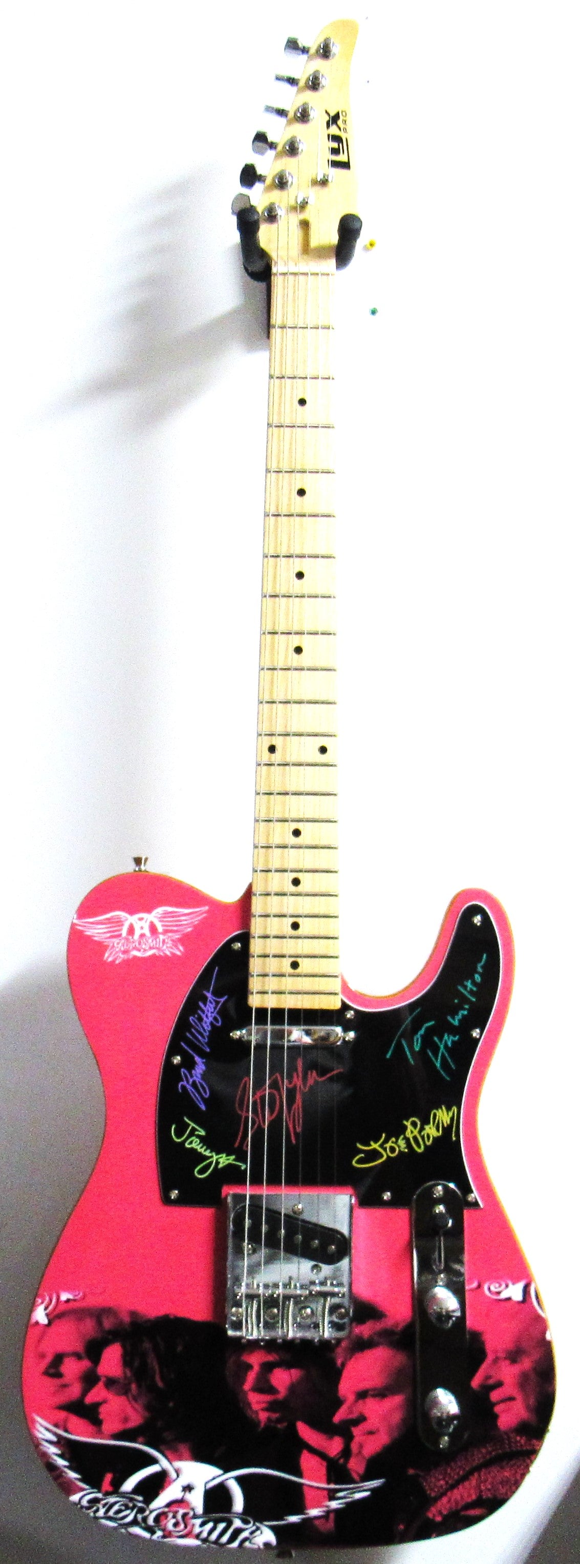 Aerosmith Autographed Custom Guitar