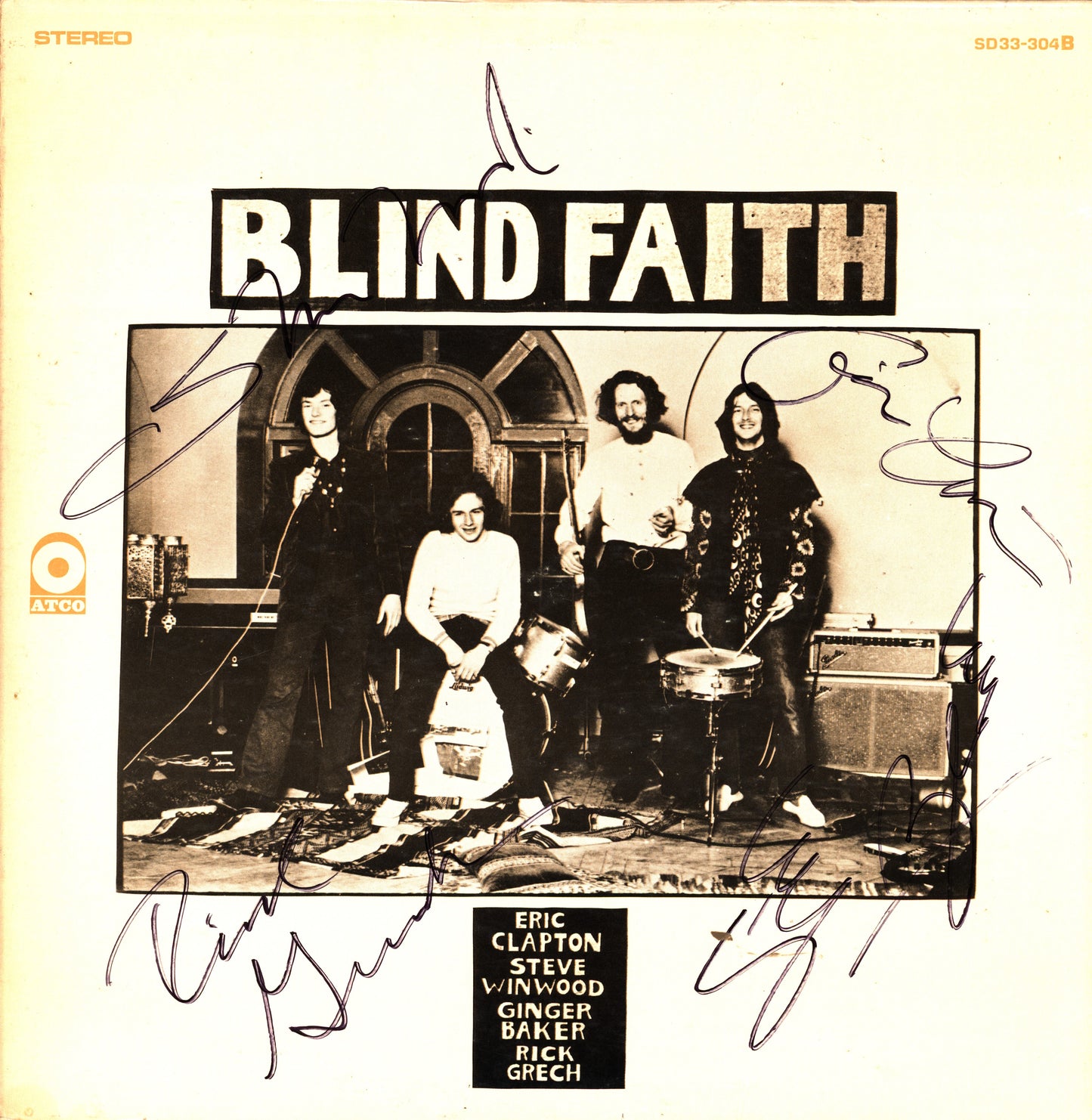 Blind Faith Autographed lp