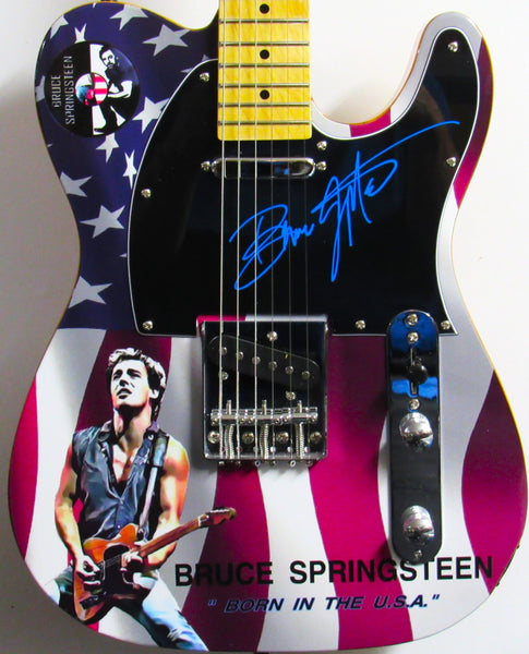 Bruce Springsteen Autographed Guitar