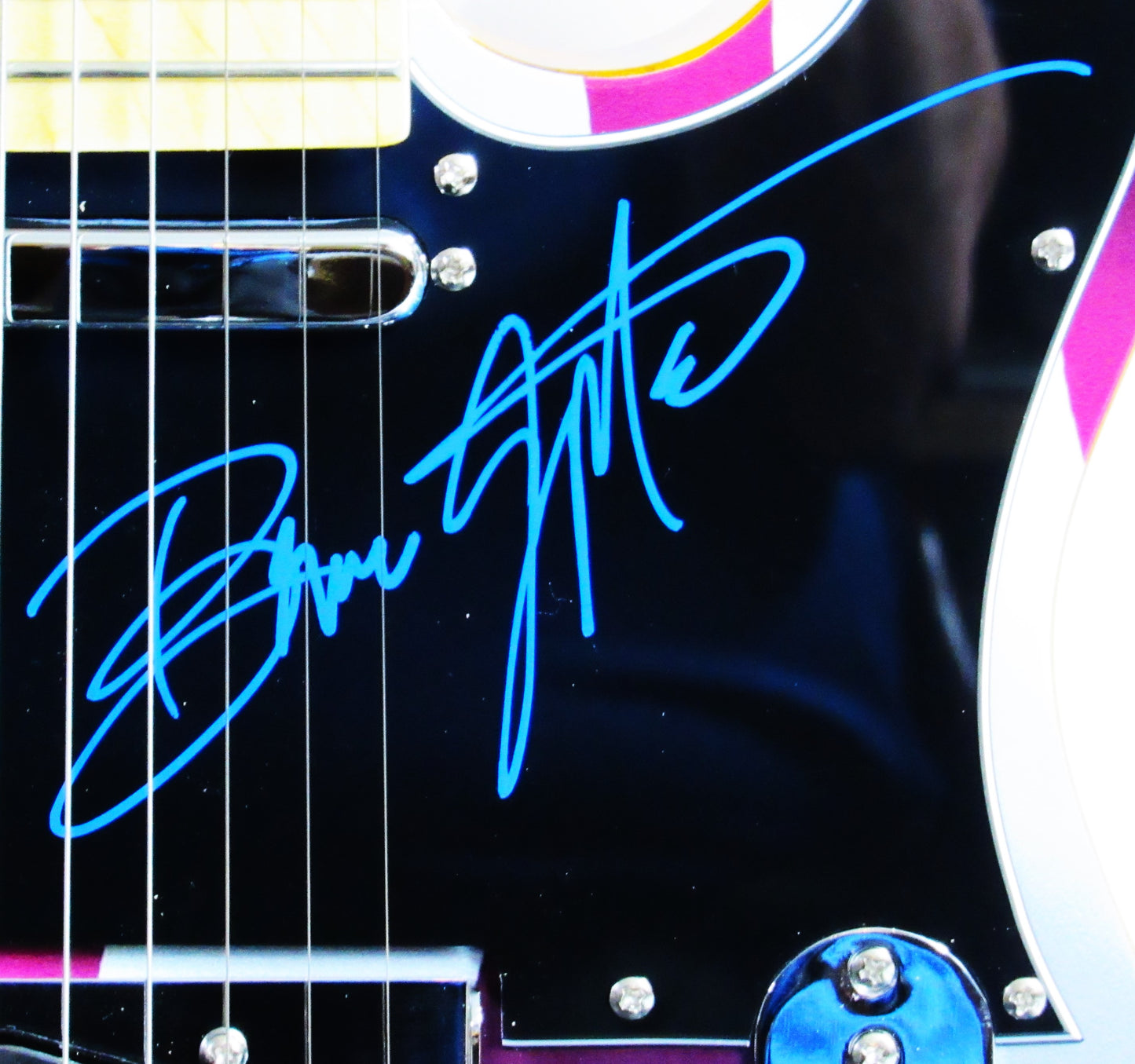 Bruce Springsteen Autographed Guitar