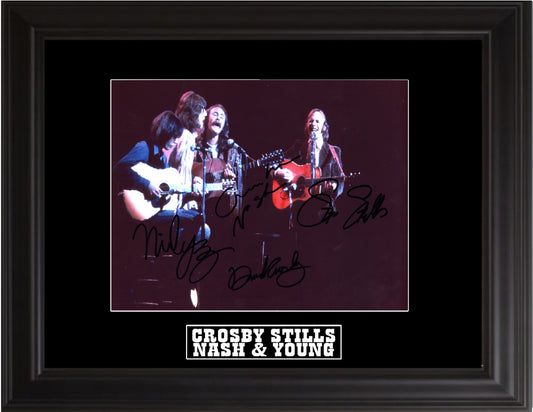 Crosby , Stills , Nash & Young Autographed Photo