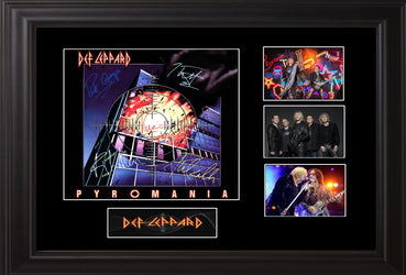 Def Leppard Autographed Lp "Pyromania"