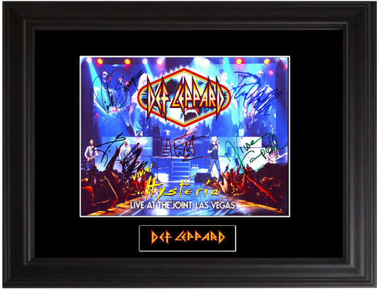 Def Leppard Autograph Photo