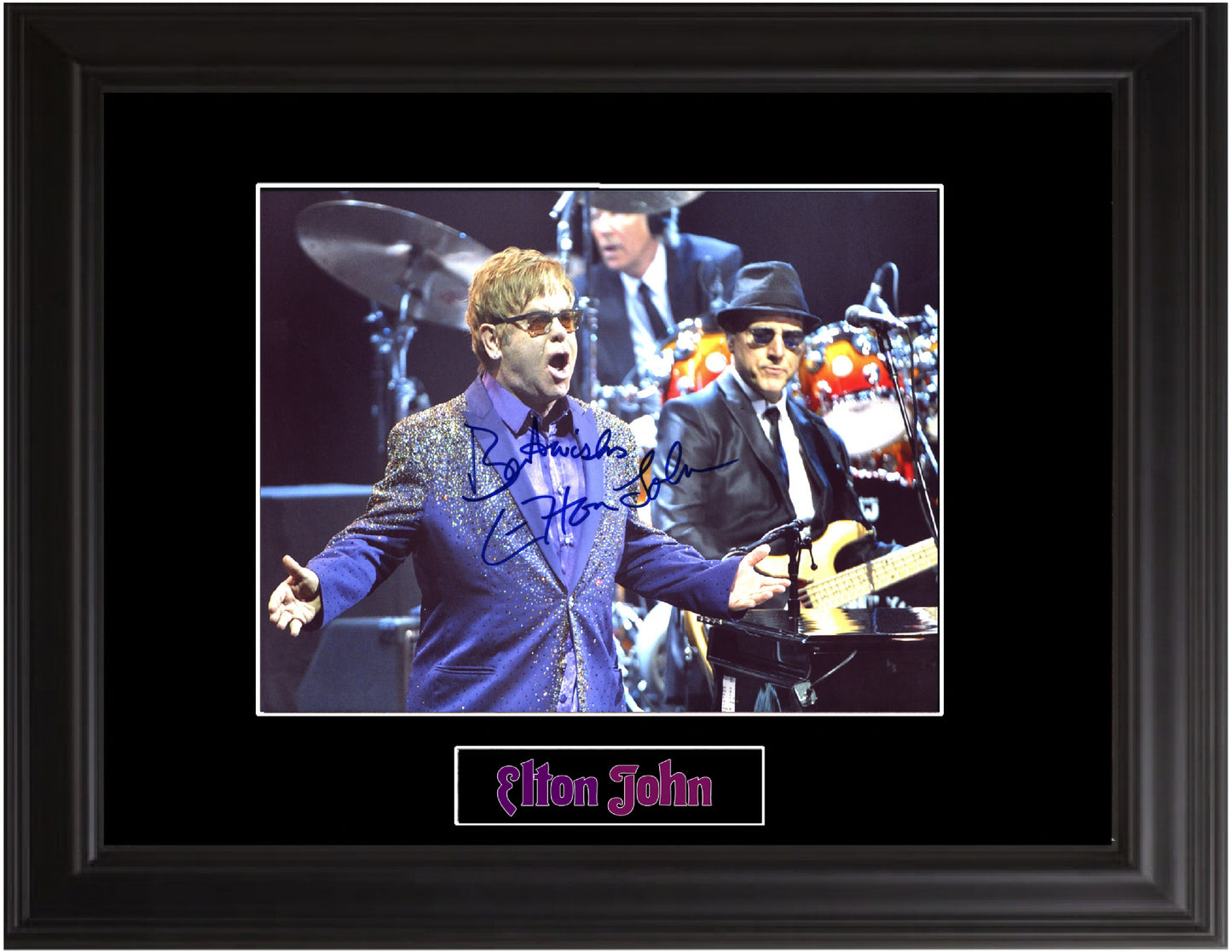 Elton John Autographed Photo