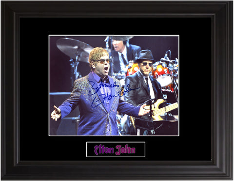 Elton John Autographed Photo