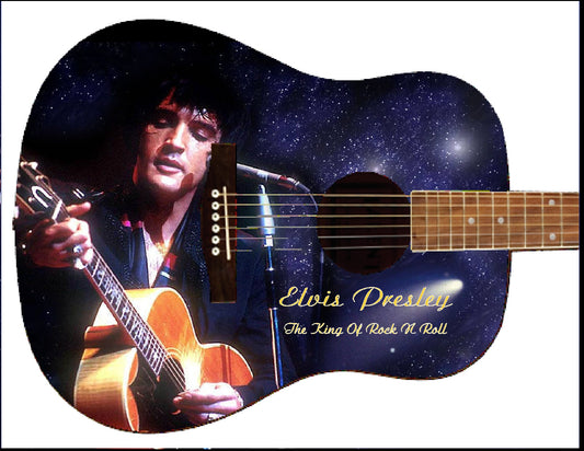 Elvis Presley Custom guitar - Zion Graphic Collectibles