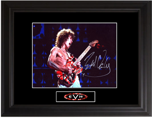 Eddie Van Halen Autographed Photo