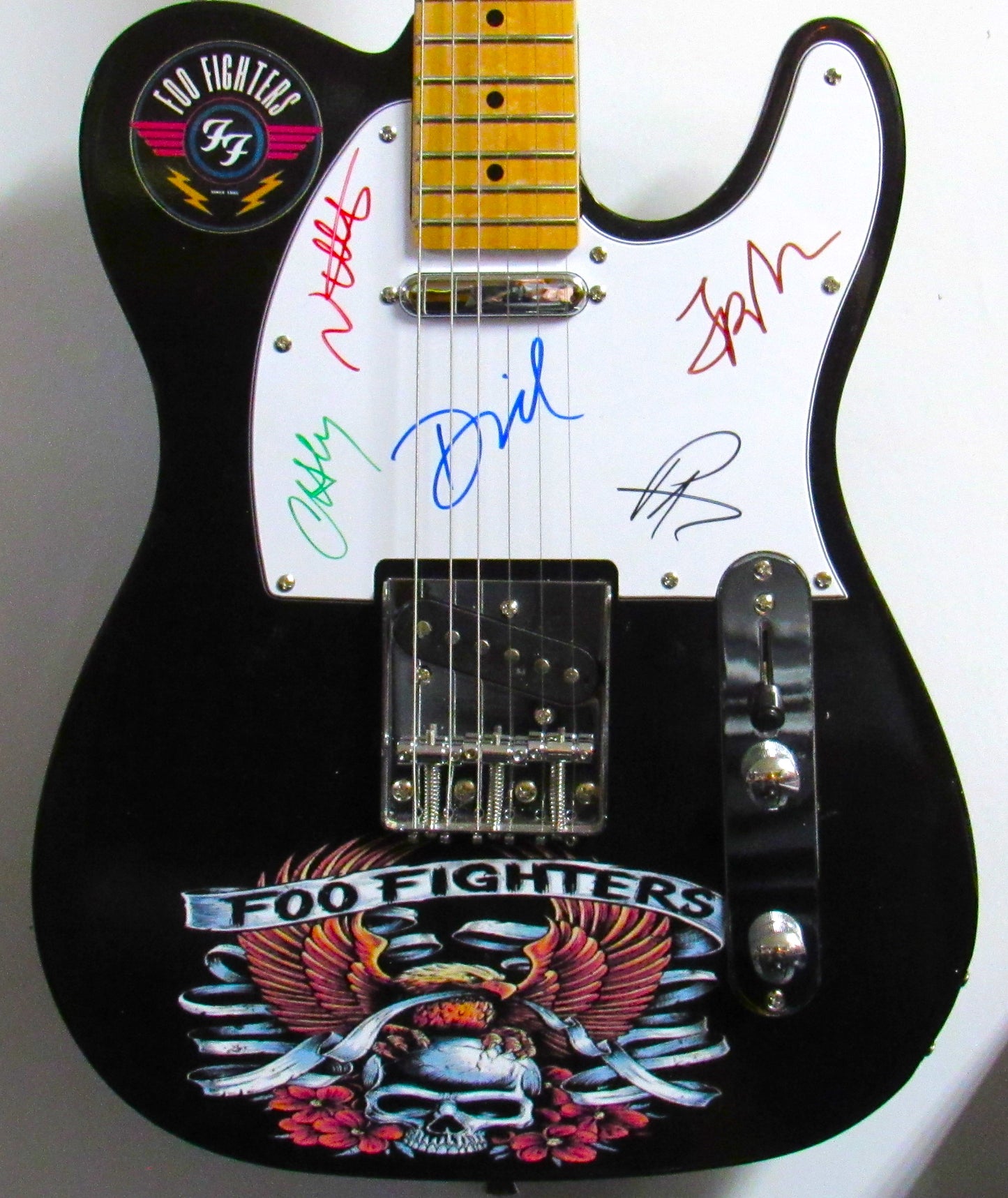 Foo Fighters Autographed Guitar