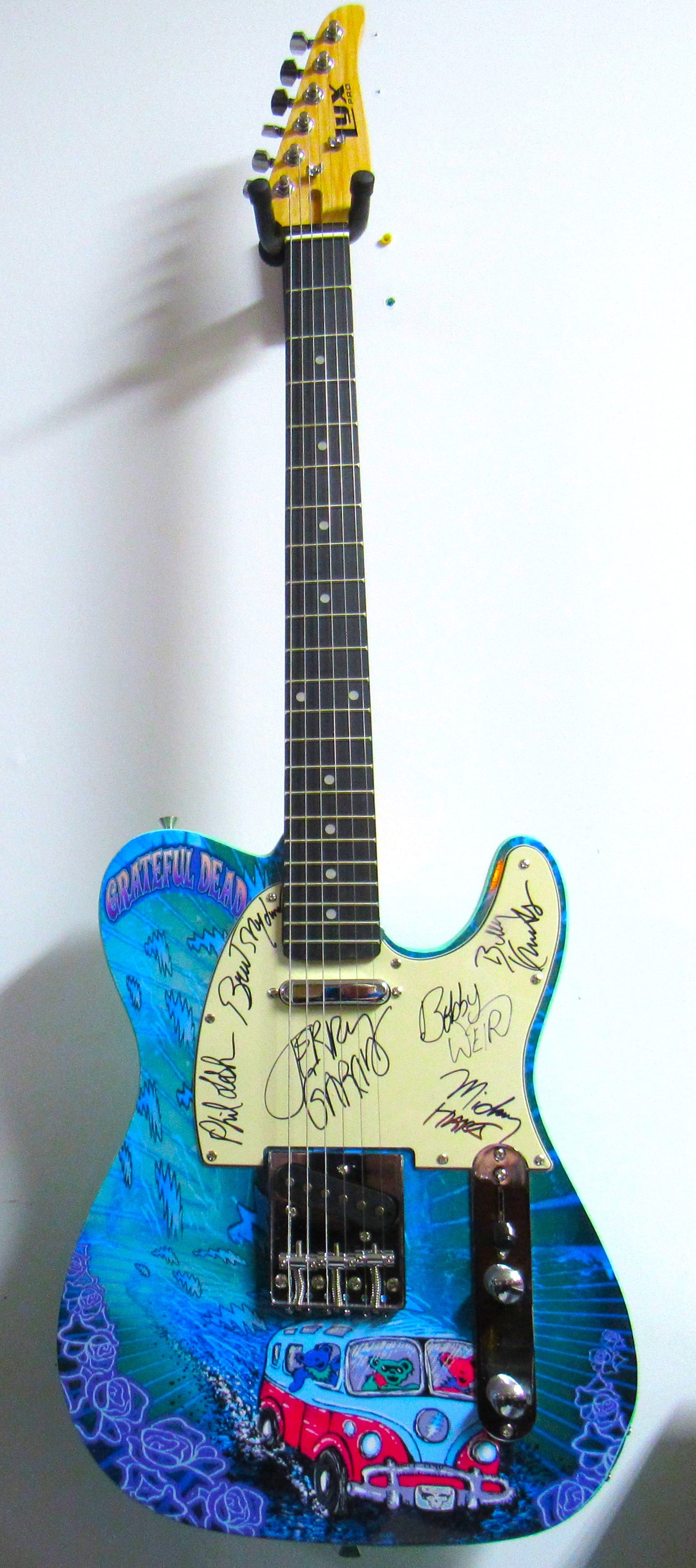 Grateful Dead Autographed Guitar - Zion Graphic Collectibles
