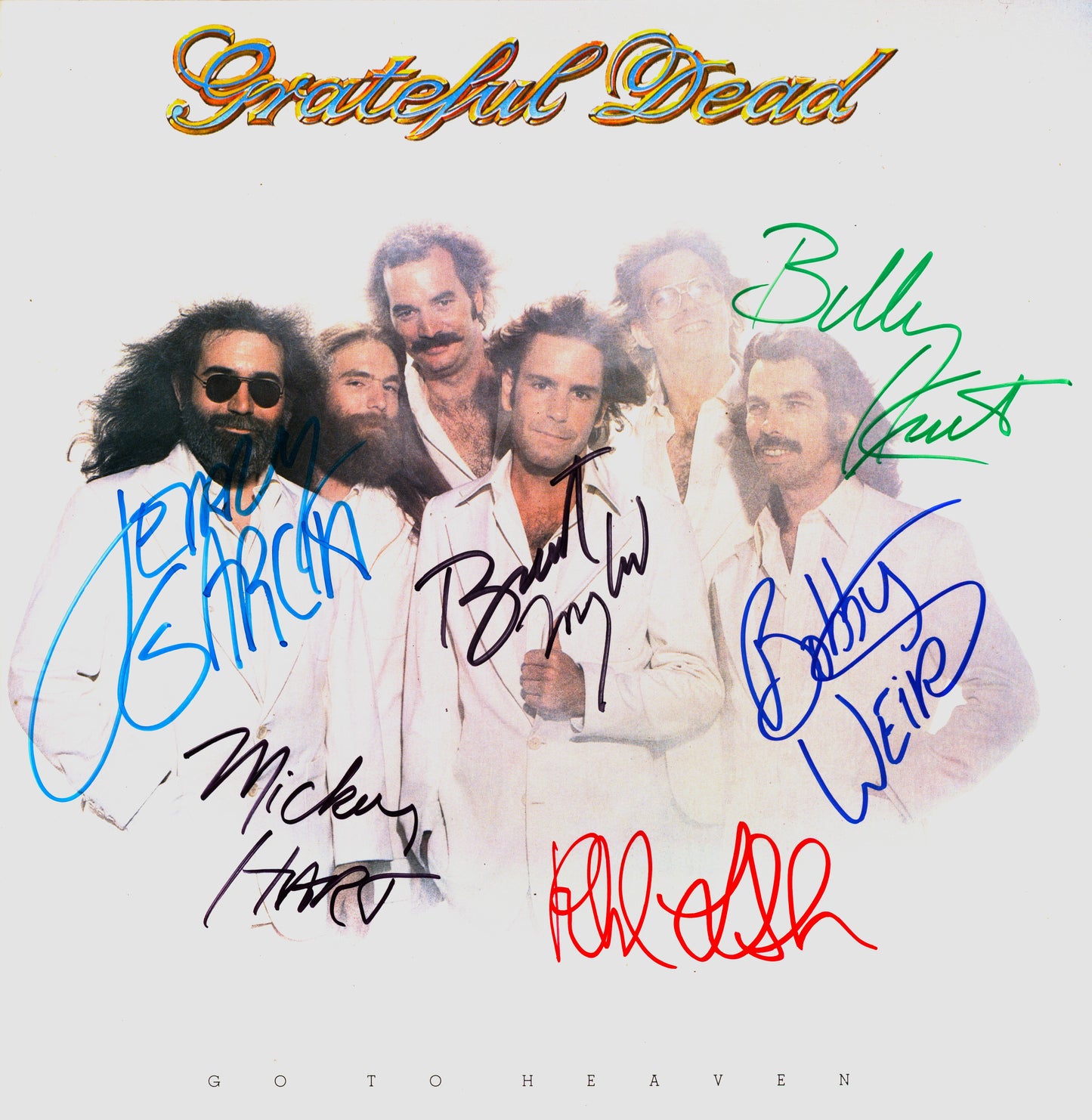 Grateful Dead Autographed Lp "Go To Heaven"