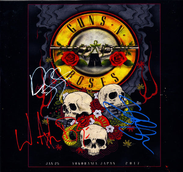 Guns N' Roses Autographed LP - Zion Graphic Collectibles