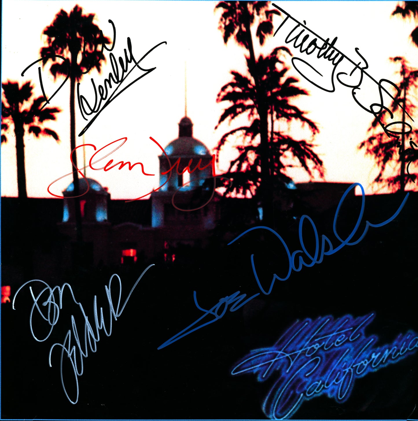 Eagles Autographed Hotel California