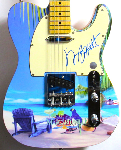 Jimmy Buffett Autographed Guitar