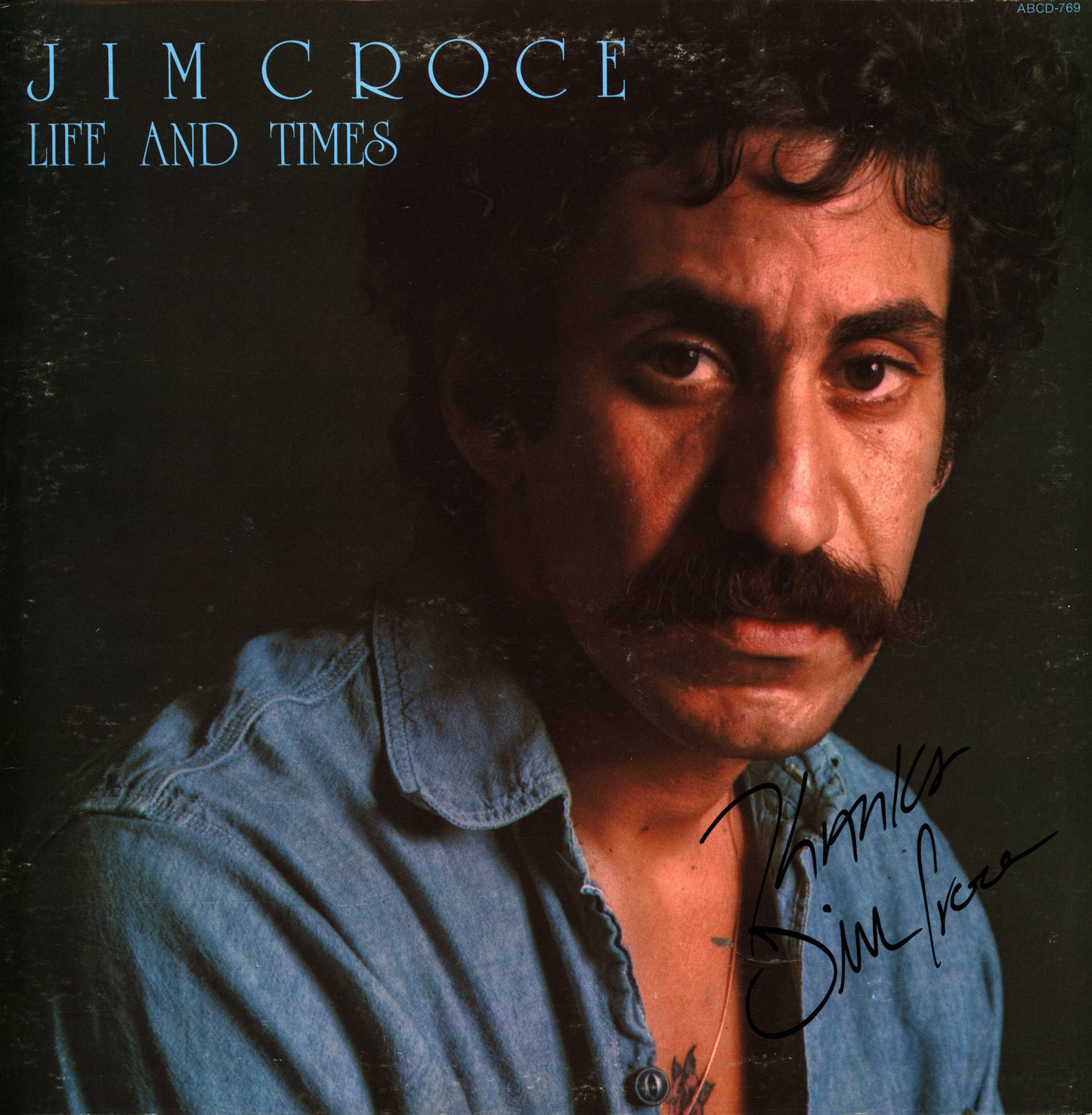 Jim Croce Autographed LP