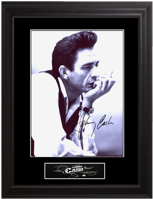 Johnny Cash Autographed Photo