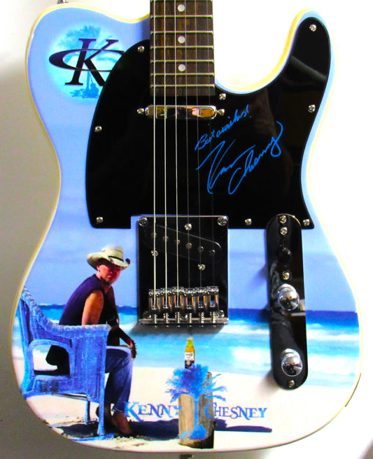 Kenny Chesney Autographed Guitar