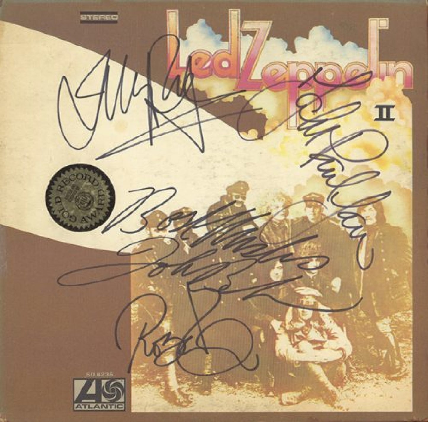 Led Zeppelin Autographed LP