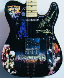 Megadeth Autographed Guitar