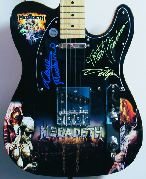 Megadeth Autographed Guitar