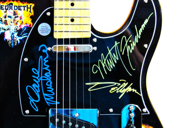 Megadeth Autographed Guitar