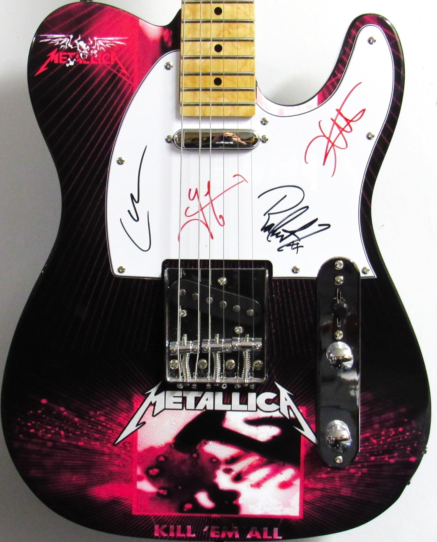 Metallica - Band Autographed Electric Guitar " Kill Em All "