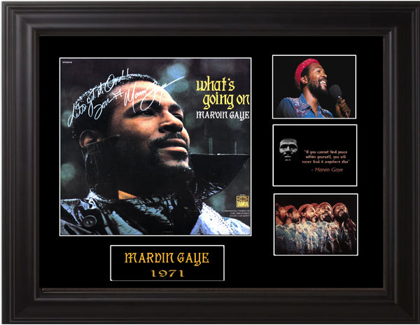 Marvin Gaye Autographed LP