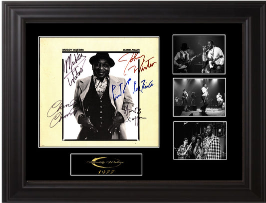 Muddy Waters Band Signed Hard Again Album