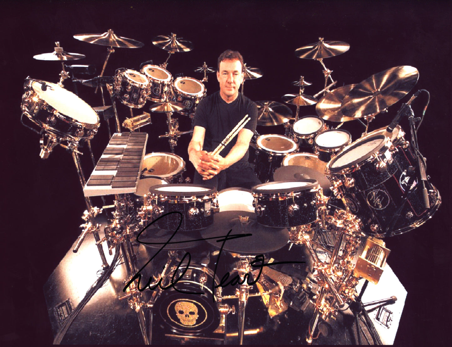 Neil Peart Autographed Photo