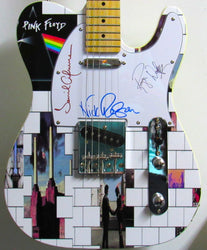 Pink Floyd Autographed Guitar - Zion Graphic Collectibles