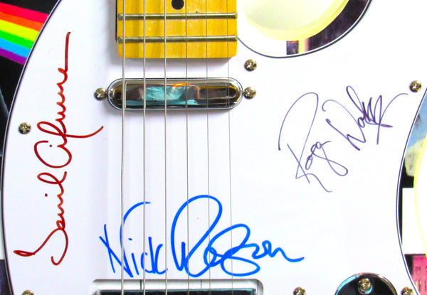 Pink Floyd Autographed Guitar - Zion Graphic Collectibles