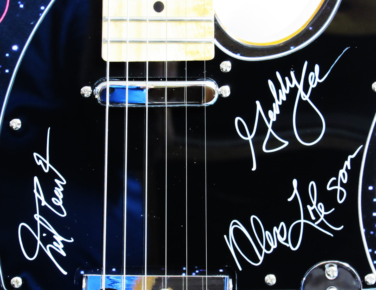 Rush Autographed Guitar