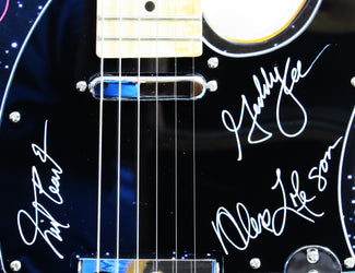 Rush Autographed Guitar