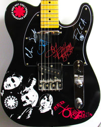 Red Hot Chilli Peppers Autographed guitar