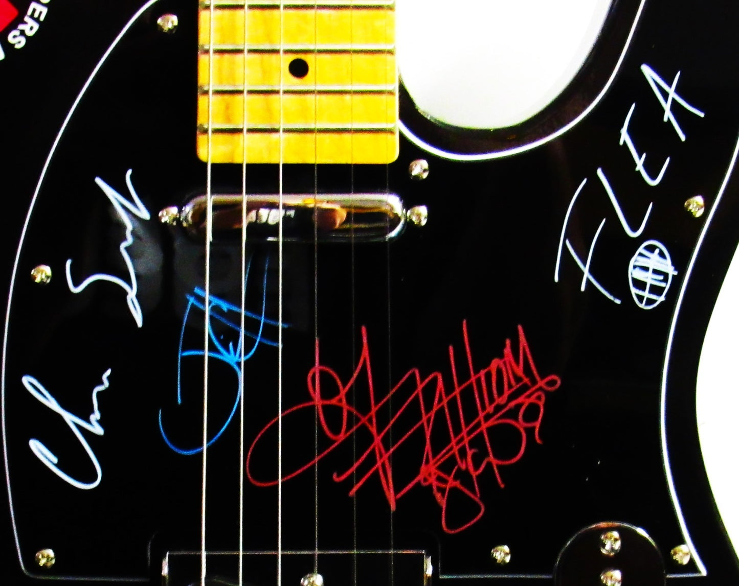 Red Hot Chilli Peppers Autographed guitar