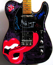 Rolling Stones Autographed guitar