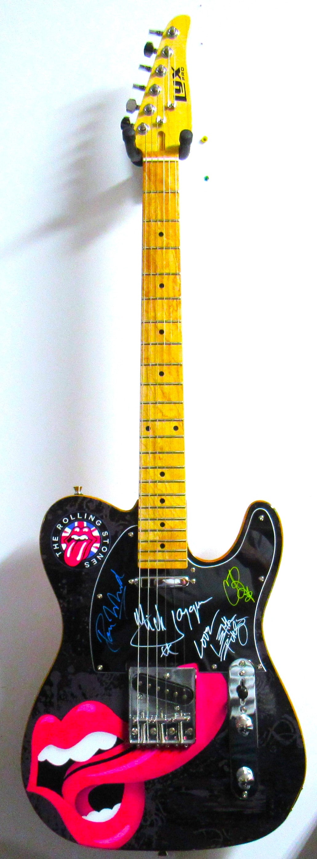 Rolling Stones Autographed guitar