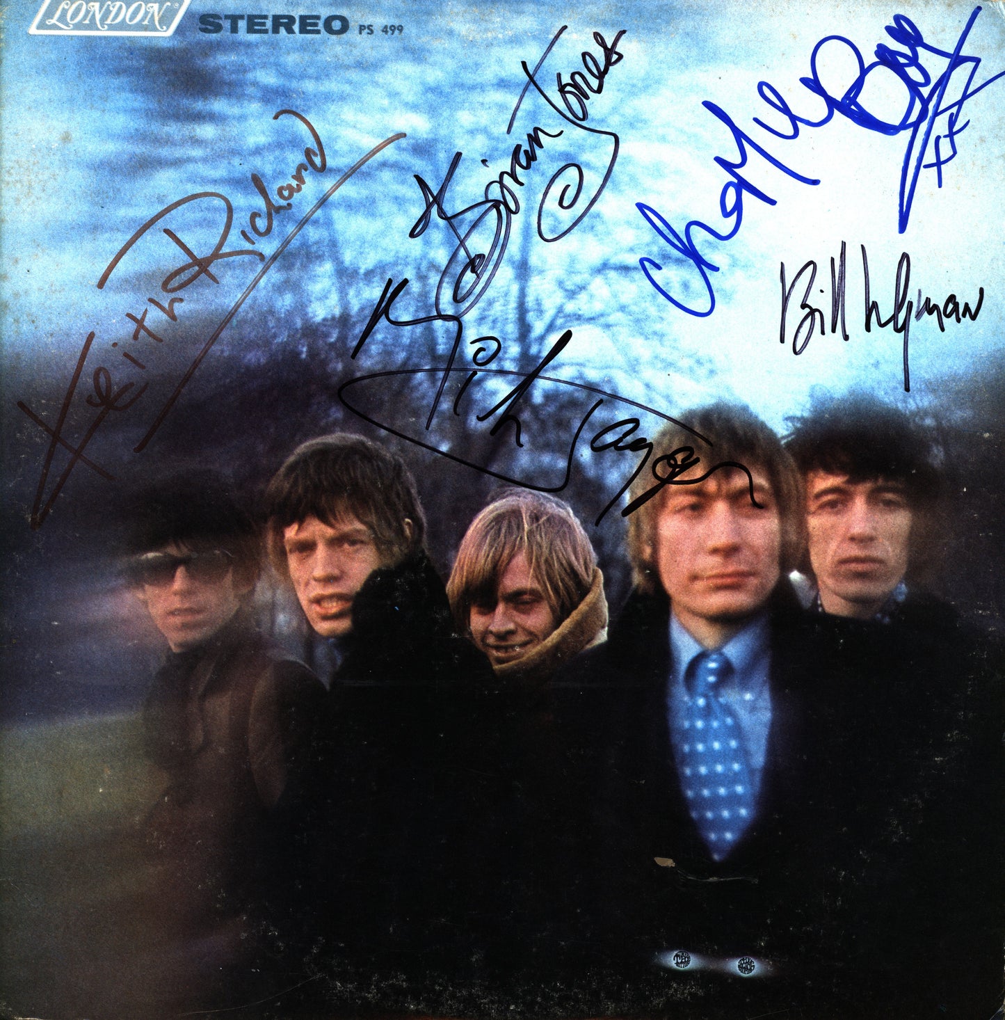 Rolling Stones Autographed Between The Buttons  lp