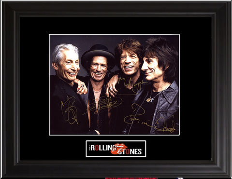 Rolling Stones Autographed Photo