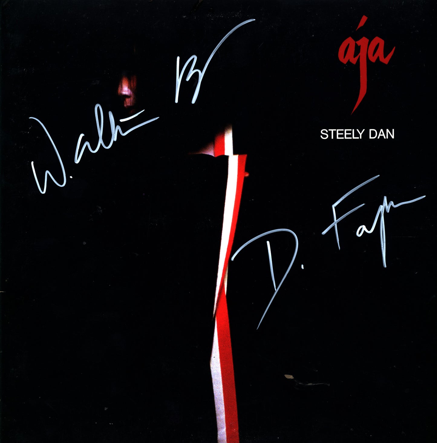 Steely Dan Autographed Aja LP