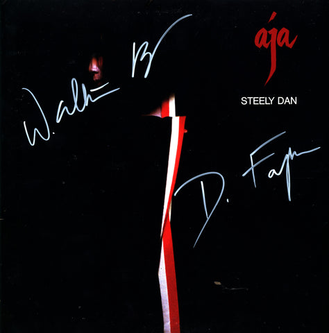 Steely Dan Autographed Aja LP