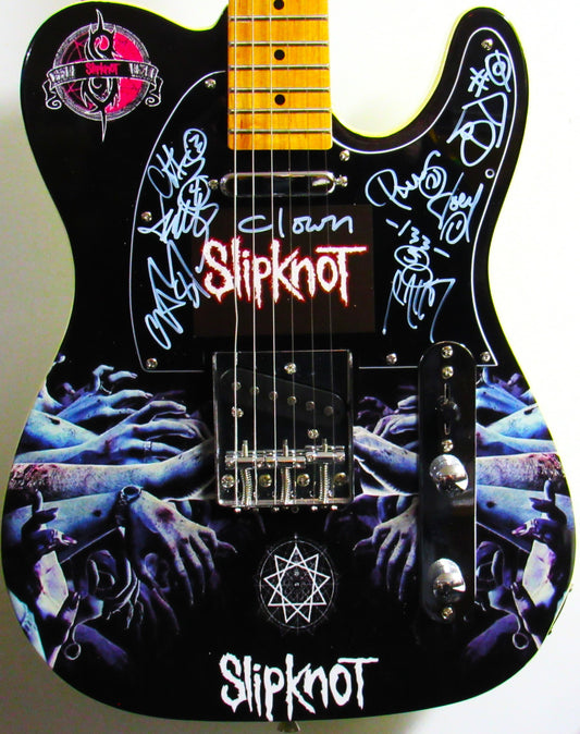 Slipknot Autographed Guitar