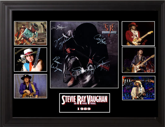 Stevie Ray Vaughan Autographed LP