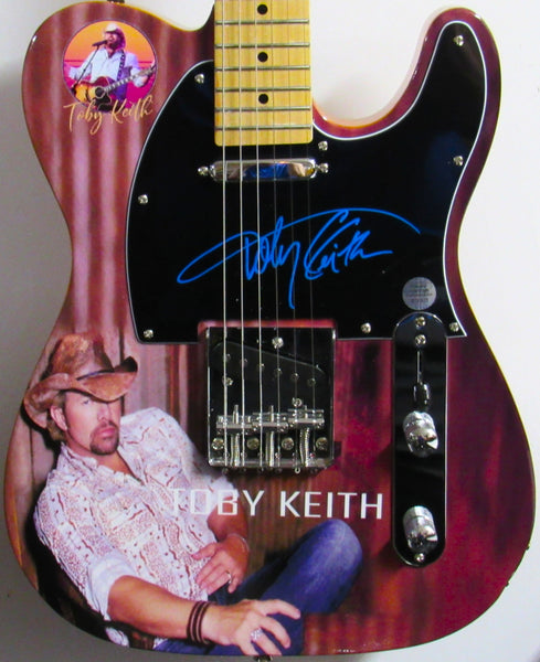 Toby Keith Autographed Guitar