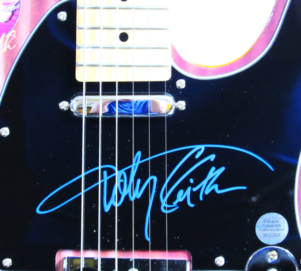 Toby Keith Autographed Guitar