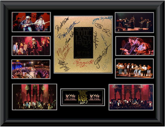 The Last Waltz Autographed LP Flat